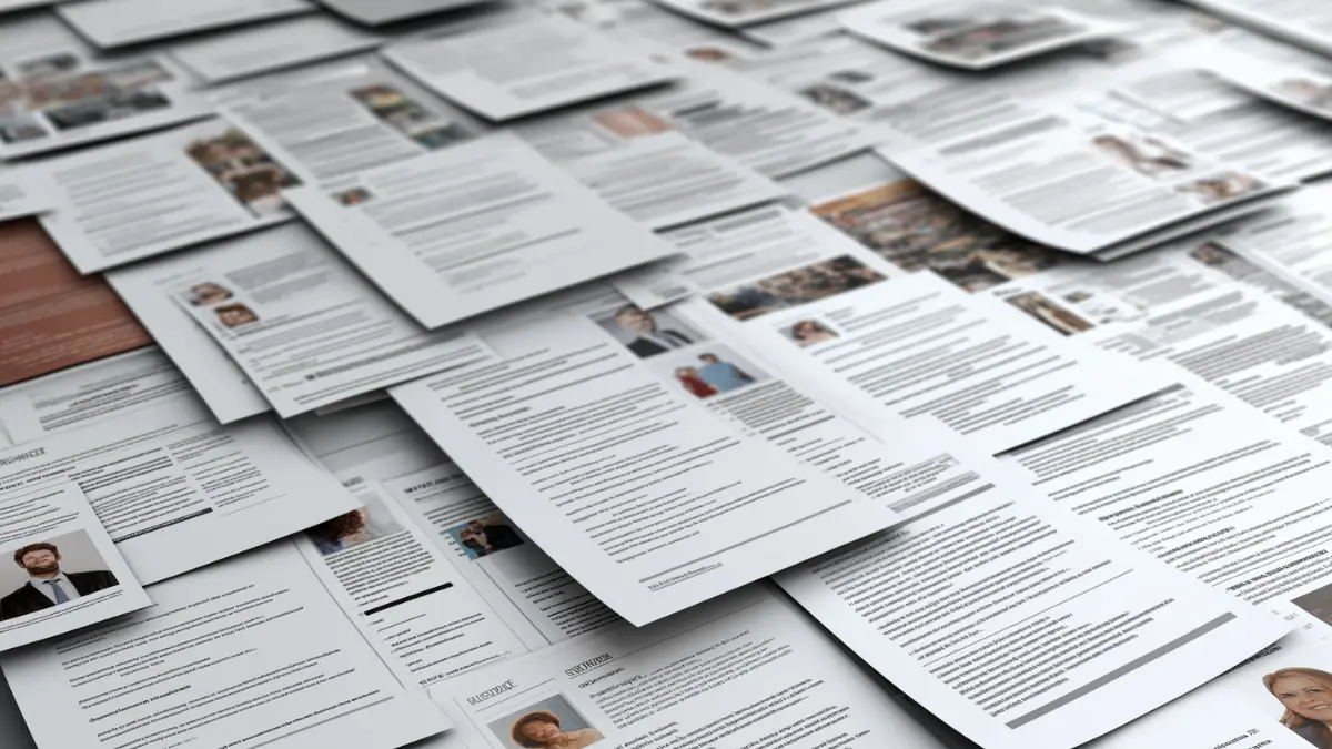 PDF attendance sheet templates printed on a wooden desk